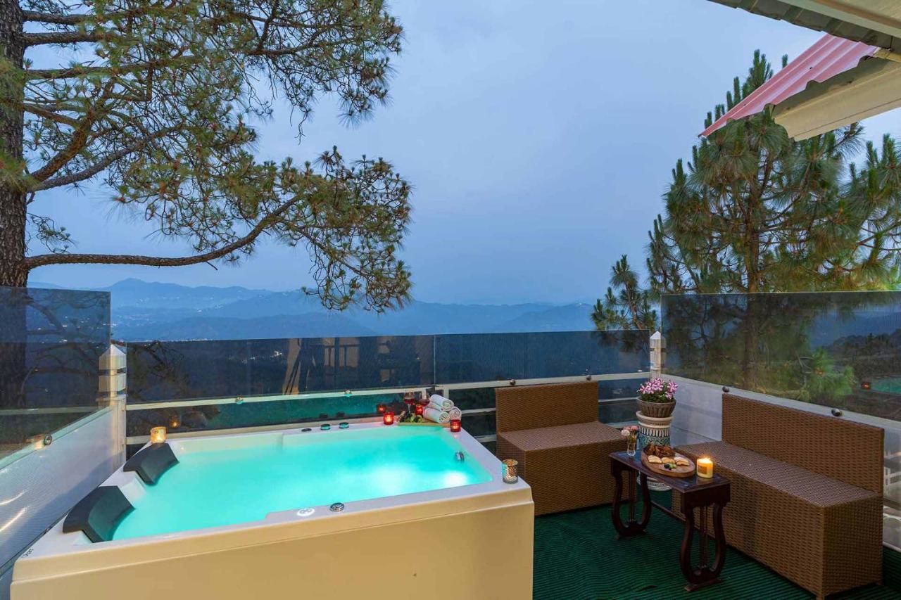 Stayvista At Bellevue With Outdoor Jacuzzi 卡绍利 外观 照片
